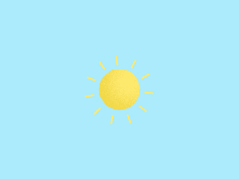 🌞 The weather in my City 🌩️🌬️🙄 after effects animation clima cute design illustration kawaii motiongraphics rain sabrizeta sun viento weather