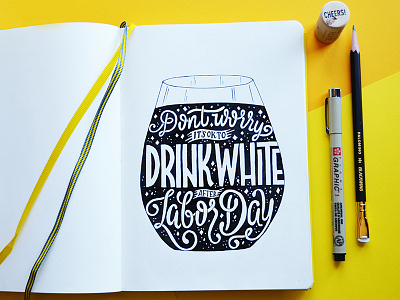 Labor Day handdrawn handlettering illustration lettering pen type typography