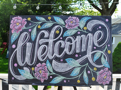 Welcome Chalkboard