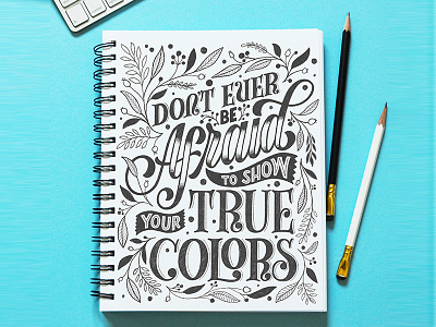 True Colors Sketch customtype design drawing hand lettering handdrawn handlettering handmade illustration lettering sketch sketchbook type typography