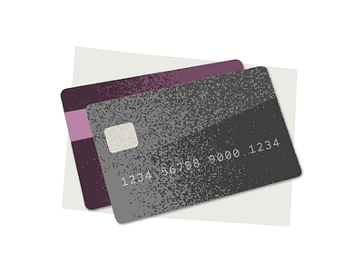 Stylized Credit Cards creditcard flat illustration texture