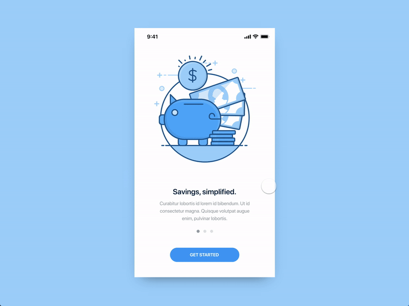 Get Started Micro Interactions invisionstudio mobile animation interaction design ixd microinteraction
