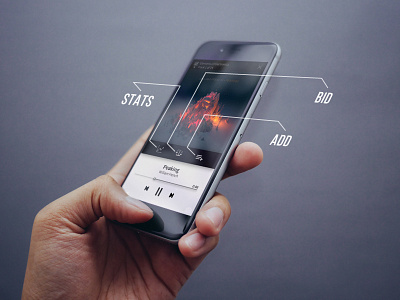 3D Wire Diagram 3d context graphic design hand interaction ios iphone labels music player product design ui ux