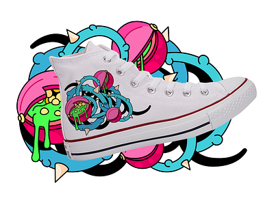 Converse Sneakers Print Design by Tanya Shegol on Dribbble