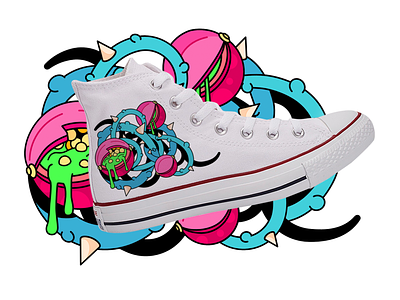 Converse Sneakers Print Design