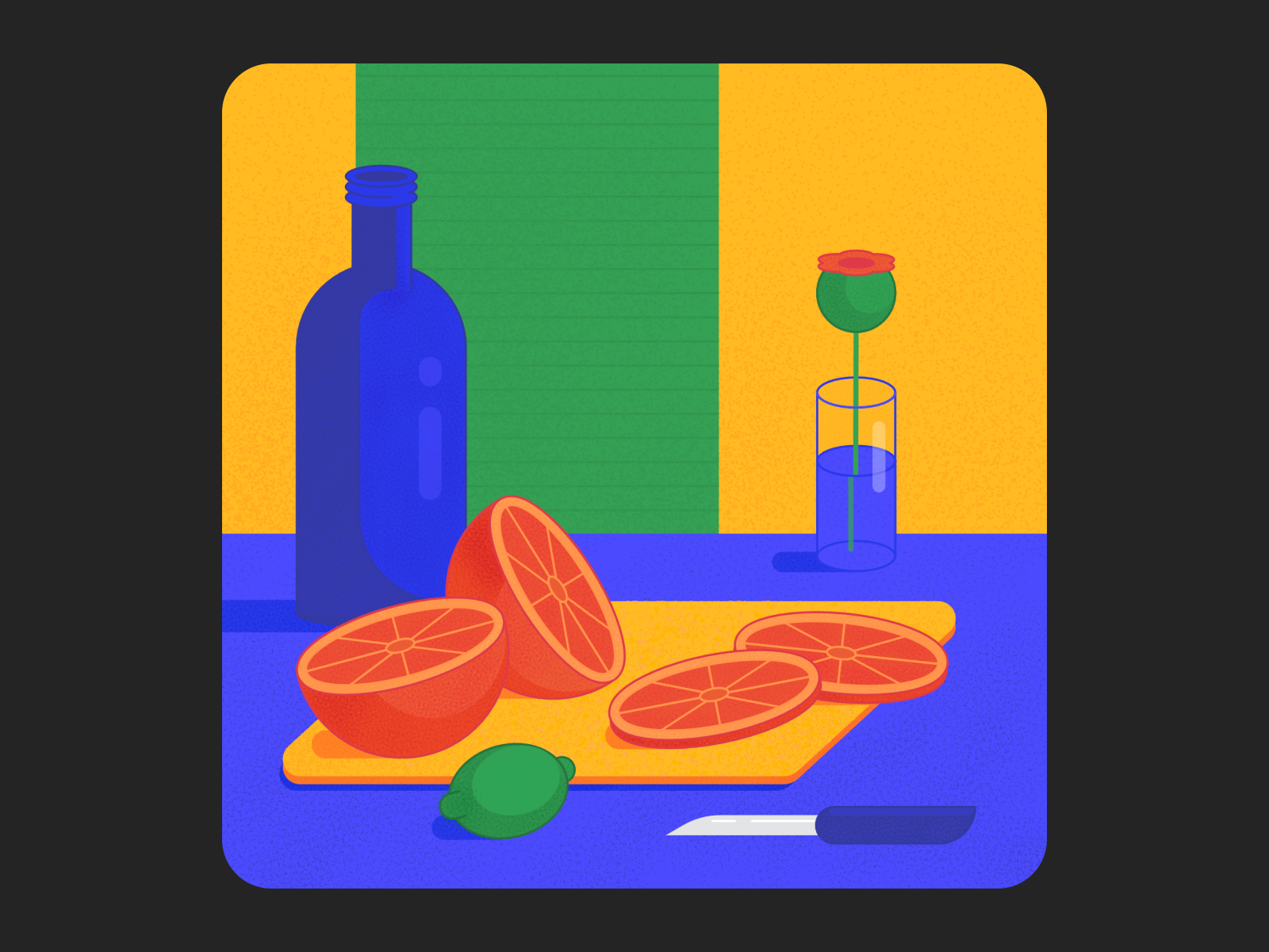 Orange day Fruit illustration by Tanya Shegol on Dribbble