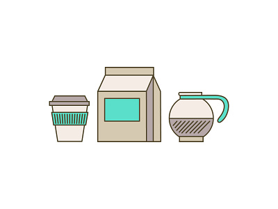 coffee icon set