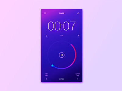 Daily UI challenge #14 - Timer