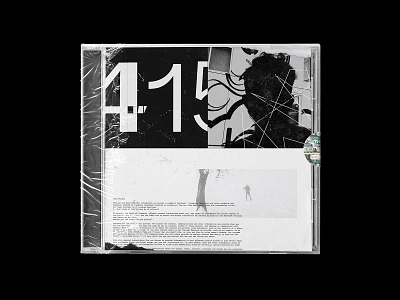 TAD - 006 album art analog art direction cd cd cover cd packing clean collage contemporary cover graphic design minimal modern packaging print single art swiss thing a day type typography