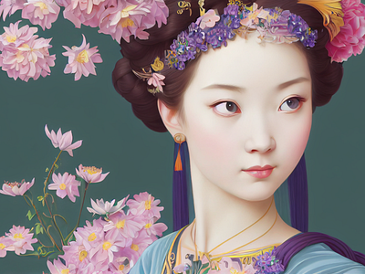 a Tang Dynasty girl