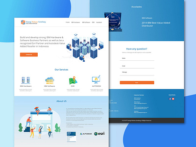 SWG Company Web Design 2019 2020 trends business clean clean app company company profile design flat technology website ui ui design uiux ux design web design website