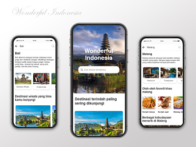 Indonesian Travel Apps 2020 apps design branding clean app indonesian mobile mobile app tour apps travel travel apps ui uidesign uiux ux ux design web design