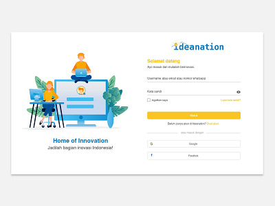 Ideanation Login Web Version