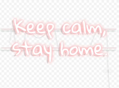 Stay Home & Stop the Spread digital art free freebie graphic home is where the work is illustration keep calm loneliness neon pastel png quote stay home stop the spread text vector