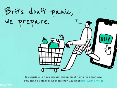 rawpixel & H+K COVID-19 Study: Panic Buying Concept