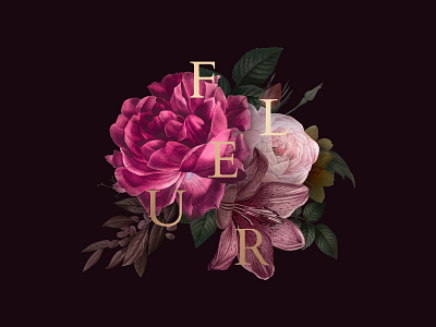 Fleur: Elegant Rose Background & Design Elements