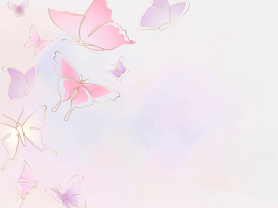 Ethereal Butterfly Aesthetics | Pastel Background by rawpixel on Dribbble