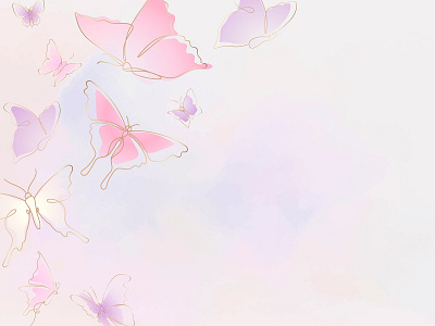 Ethereal Butterfly Aesthetics | Pastel Background