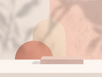 Modern Product Backdrop | Pink PSD Background