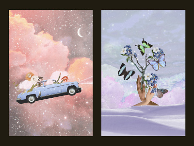 Magical Realism Digital Art | Remixed Collage Wallpaper