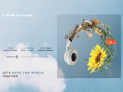 Save the World PSD Template | Earth Day Campaign Design