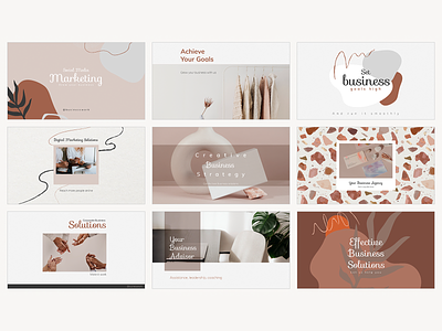 Beige Aesthetic Web Banner Templates | PSD Blog Layout