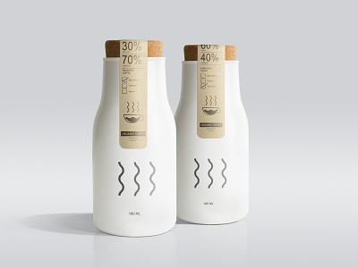 Drink Product Mockup PSD | Minimal Bottle Design