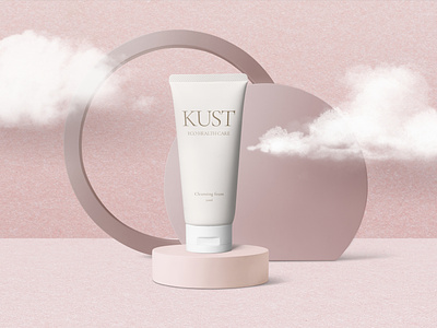 Skincare Brand | Professional Cosmetic Tube Mockup in PSD