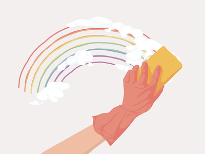 Cute Rainbow Illustration | Vectorized Design