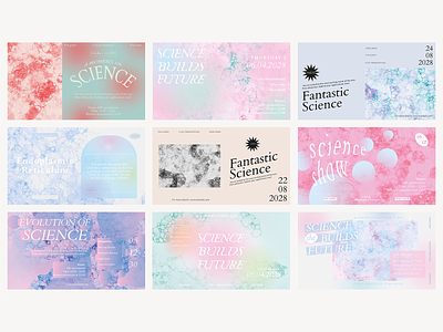 Pastel Bubble Art | Web Banner Template
