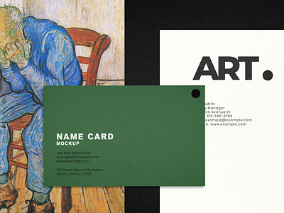 Professionals Business Card Mockup | Van Gogh PSD Design