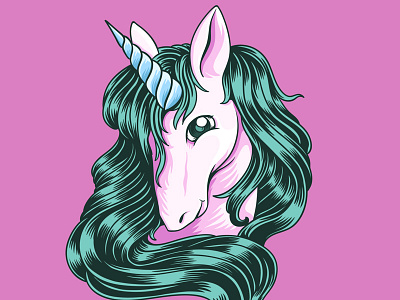 Just another unicorn ;) doodles hipster illustration pastel pink unicorn