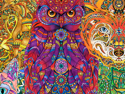 Insanely detailed adult coloring pages & vectors