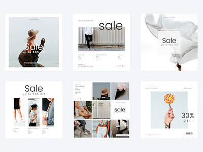 High Street Shop Sale Offer Templates