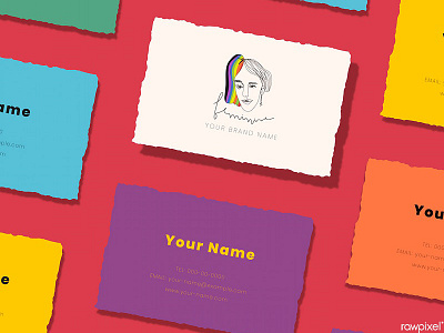 LGBTQ & Pride Month Theme Business Card Design