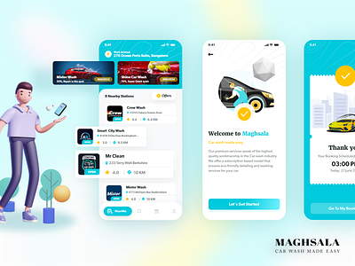 Maghsala - Car Wash App app middle east