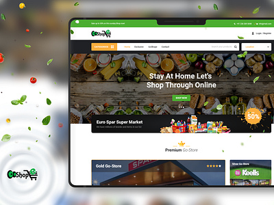 GoShop-E Online Grocery - Website grocery store