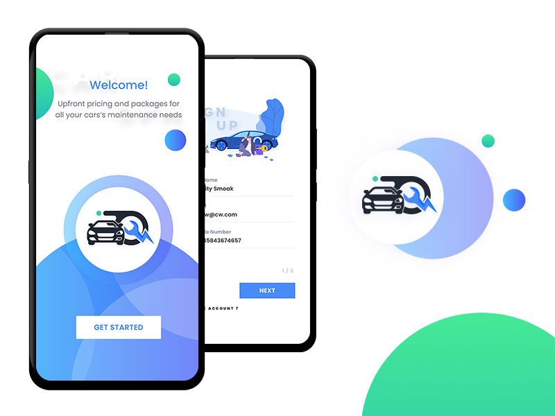 CarSpa car ios android ux desiging
