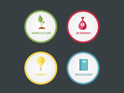 Icons adobe illustrator agriculture categories earth economy education energy environment flat design flat icon flat icons future graphic design icon icons illustration illustrator sustainability tomorrow