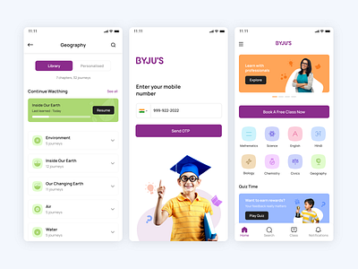 Byjus App Redesign