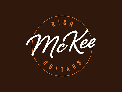 Rich McKee Guitars | Logo Concepts badge badge logo brand design brand identity branding design designer gráfico graphic designer identity logo logo design logodesign logos logotype logotypes type design typography visual identity wordmark wordmark logo
