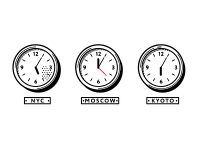 Clock airport anylanguage clock illustration international wrong