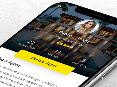 iPhone X Real Estate App Ui app branding design flat icon ios mobile sketch typography ui ux vector