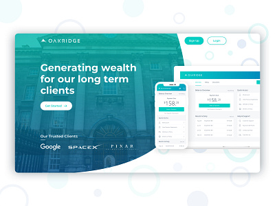 Financial Landing Page