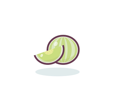 cantaloupe cantaloupe design fruit fruits icon illustration vector