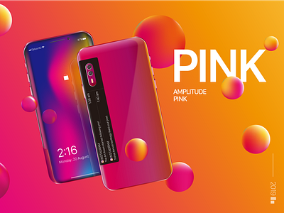 Phone Concept illustration mobile phone case pink sketch vector
