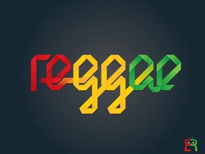 Reggae typography