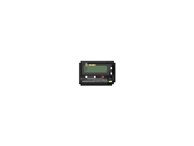 Beeper / Pager art beeper classic design pager pixel pixelart vintage