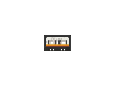 Cassette Tape art cassette classic design pixel pixelart tape vintage