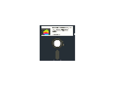 Floppy Disk 5.25" art classic design floppydisk pixel pixelart vintage